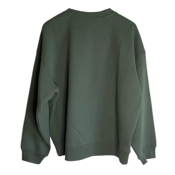 Calvin Klein Unisex Oversized Green Sweatshirt – Size S - Picture 2 of 11